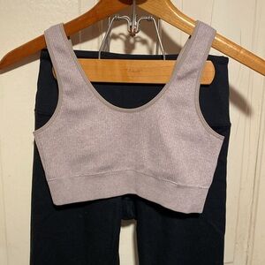 Workout/Yoga Bundle Aerie Sports Bra & Athletic Capri Leggings